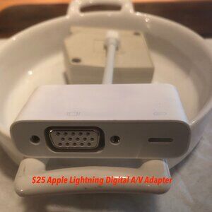 Four Computer/Phone Adapters (Apple and Moshi)